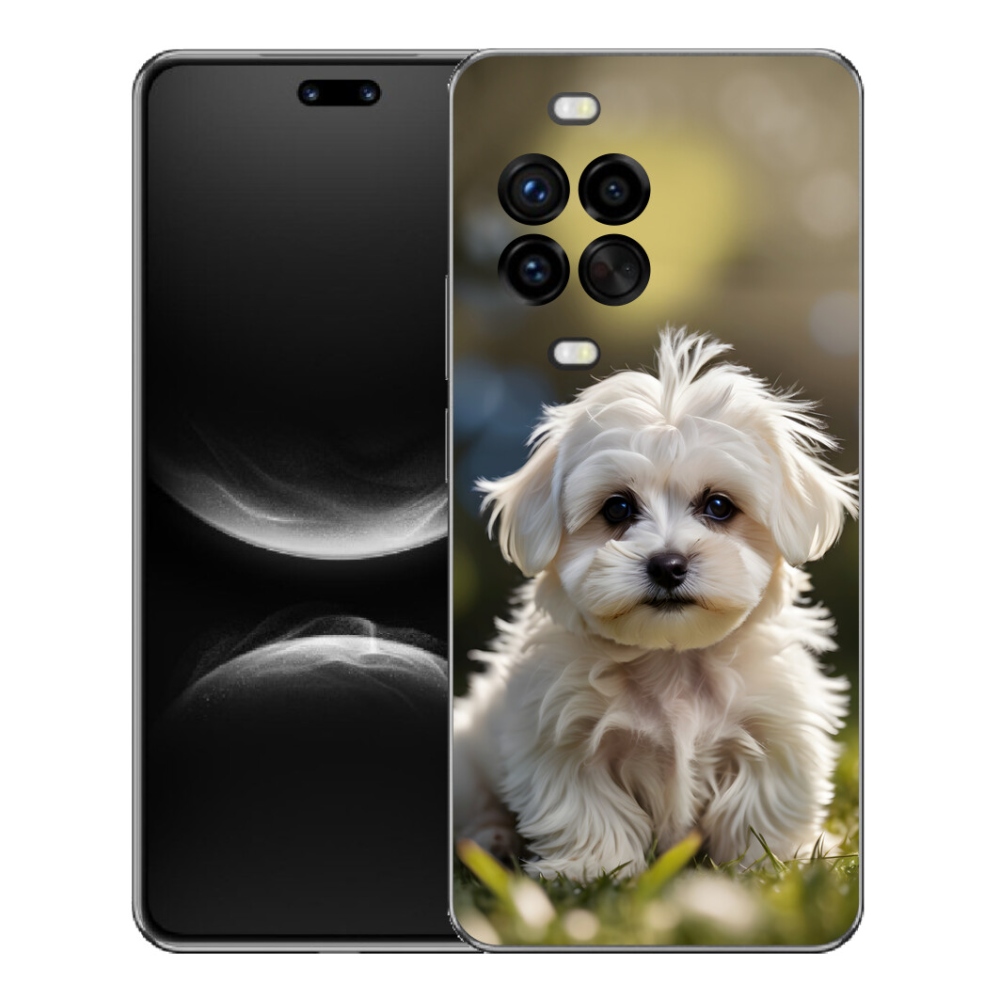 Gélový kryt mmCase na Huawei Nova 14 Pro - roztomilý maltézsky psík
