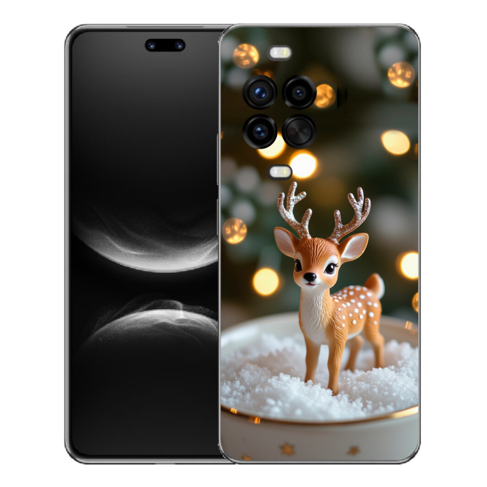 Gélový kryt mmCase na Huawei Nova 14 Pro - roztomilý vianočný jeleň