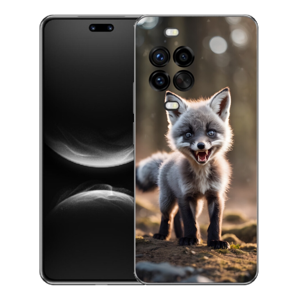 Gélový kryt mmCase na Huawei Nova 14 Pro - rozzúrená líška