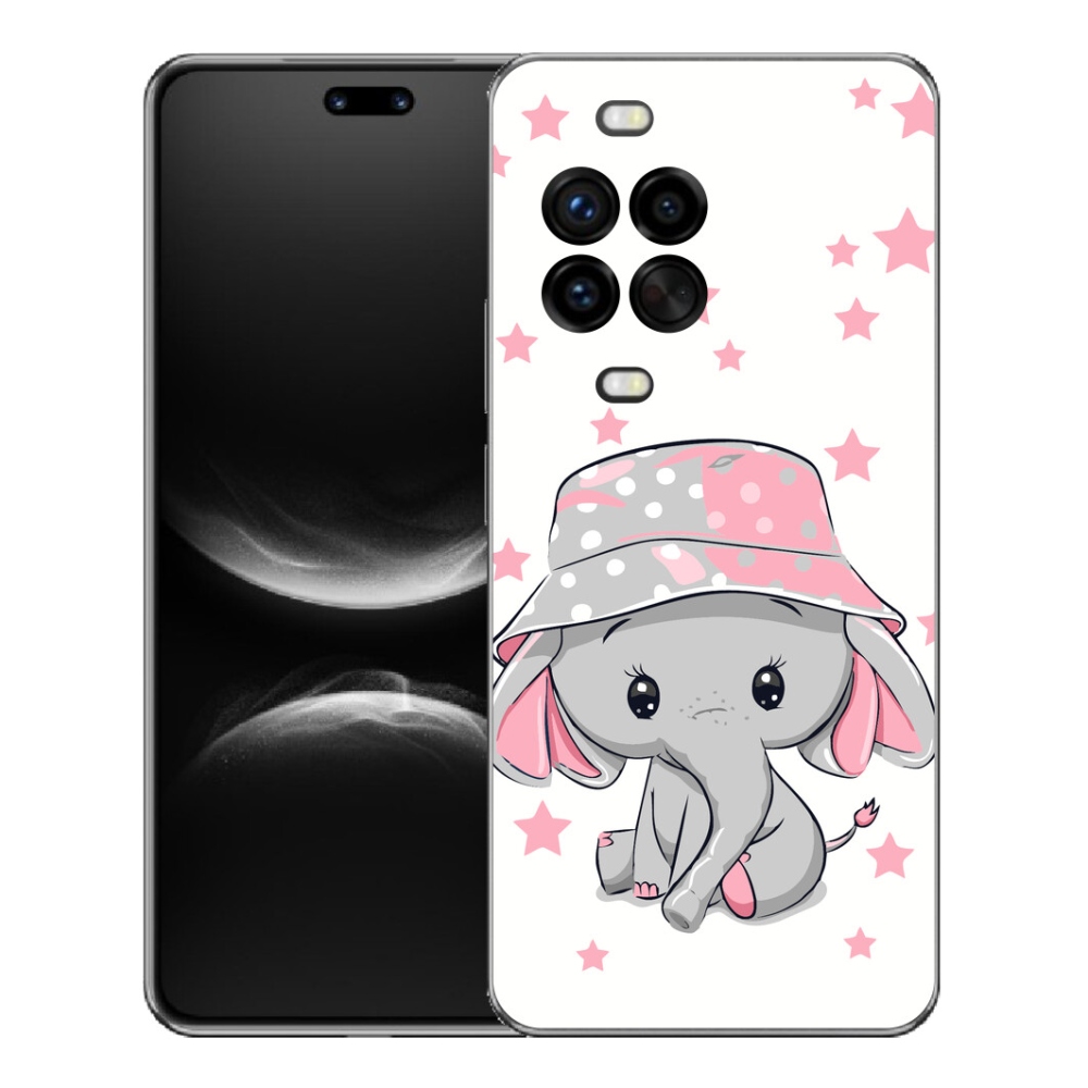 Gélový kryt mmCase na Huawei Nova 14 Pro - ružový slon