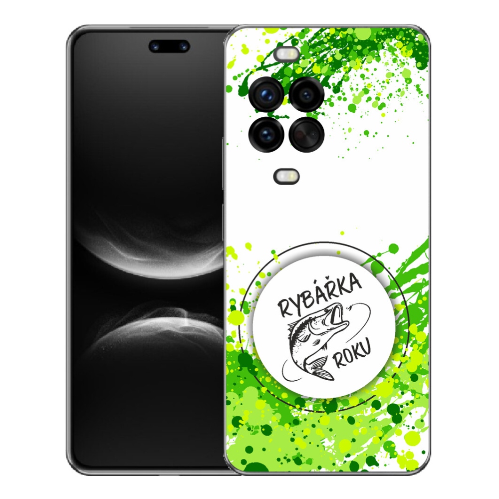 Gélový kryt mmCase na Huawei Nova 14 Pro - rybárka roku biele pozadie