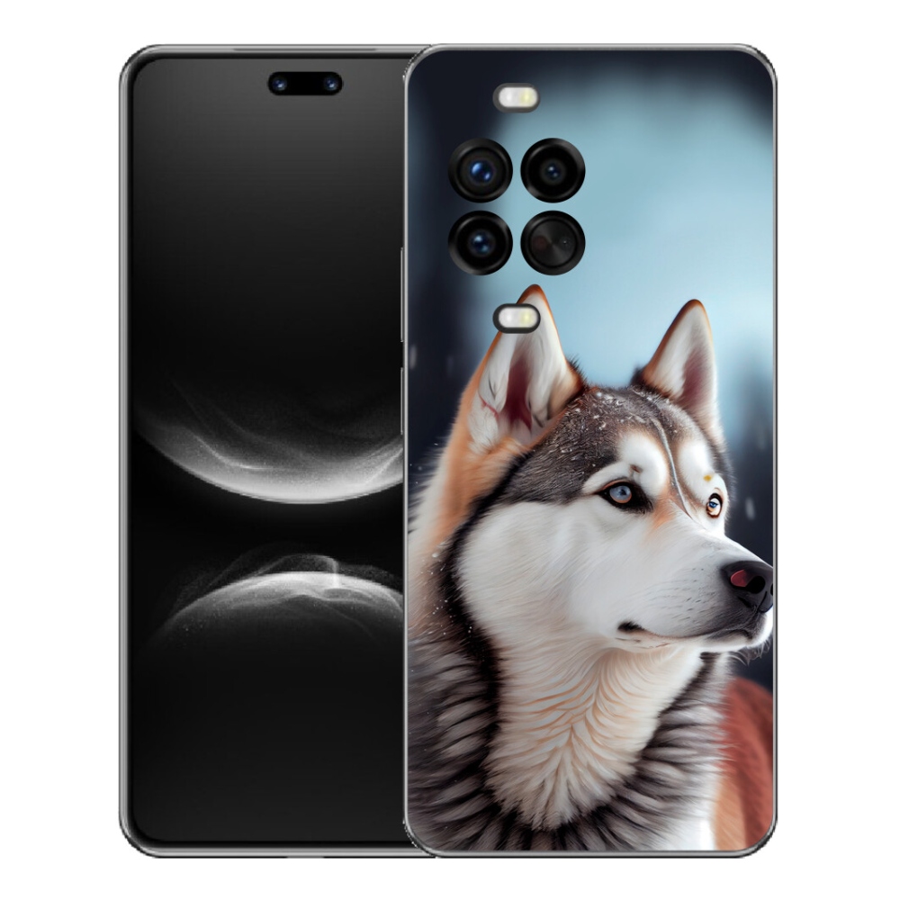 Gélový kryt mmCase na Huawei Nova 14 Pro - sibírsky husky