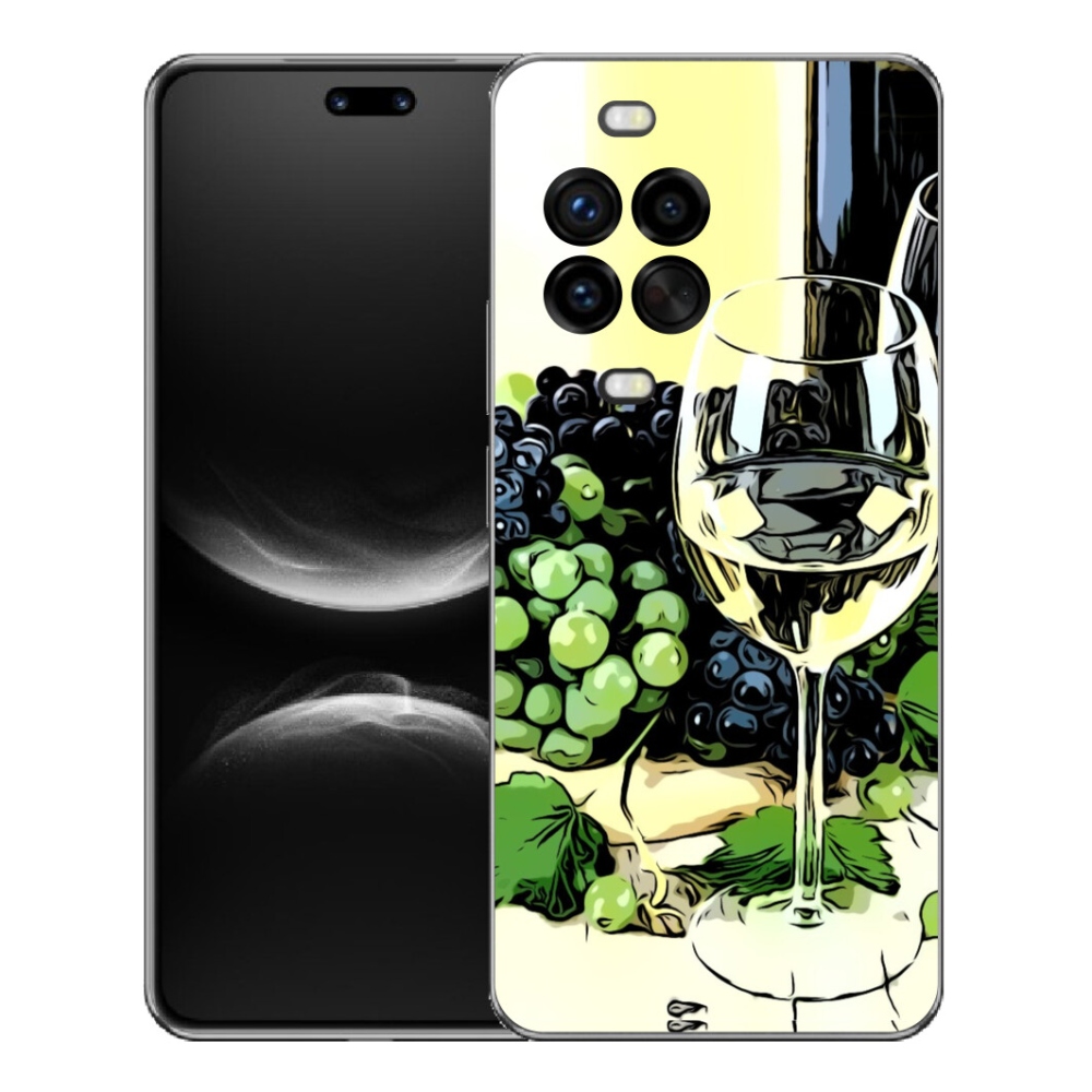 Gélový kryt mmCase na Huawei Nova 14 Pro - pohár vína