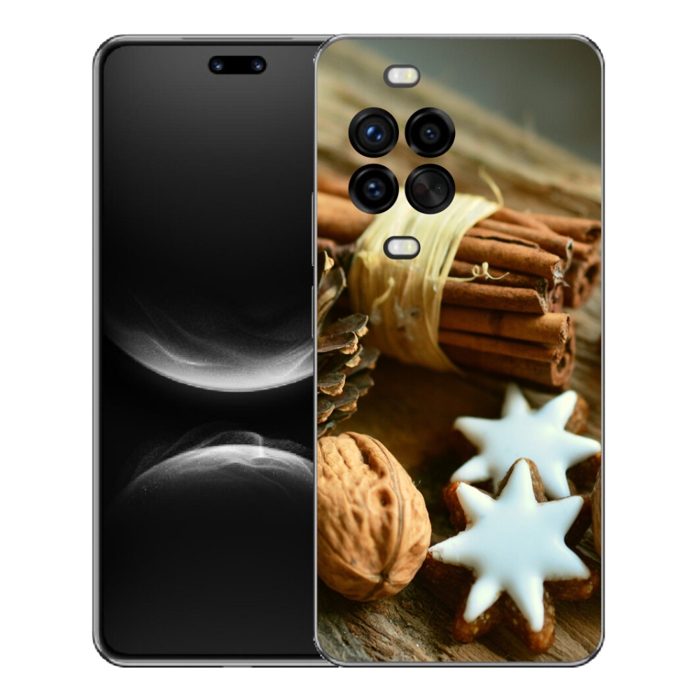Gélový kryt mmCase na Huawei Nova 14 Pro - škorica a perníčky