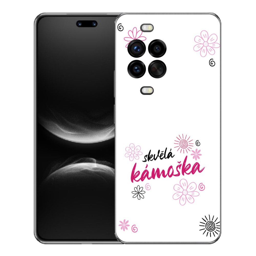 Gélový kryt mmCase na Huawei Nova 14 Pro - skvelá kamoška biele pozadie