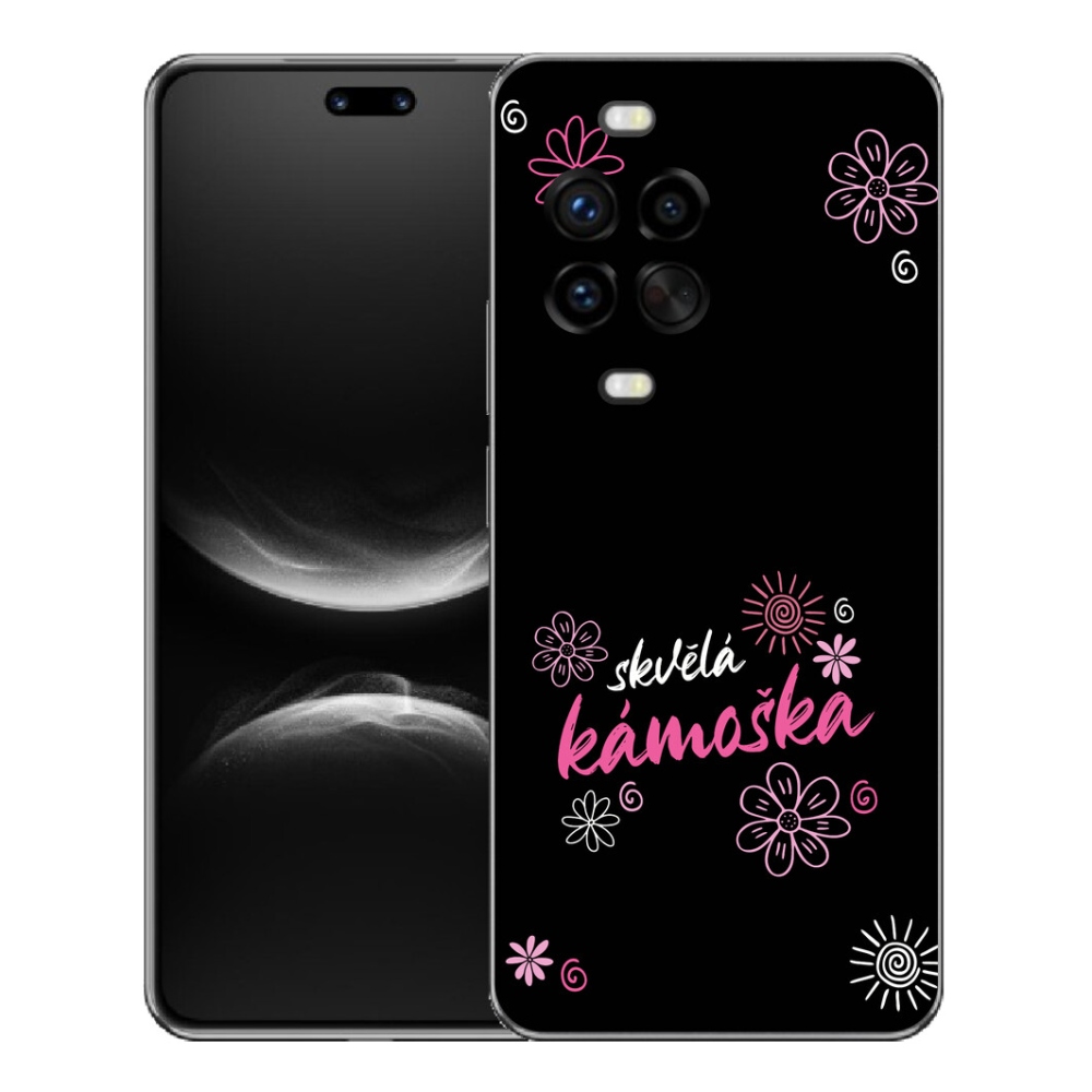 Gélový kryt mmCase na Huawei Nova 14 Pro - skvelá kamoška čierne pozadie