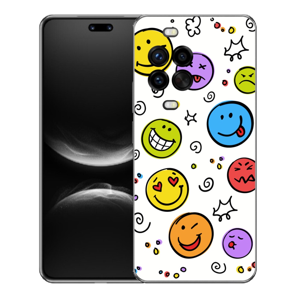 Gélový kryt mmCase na Huawei Nova 14 Pro - smajlíci
