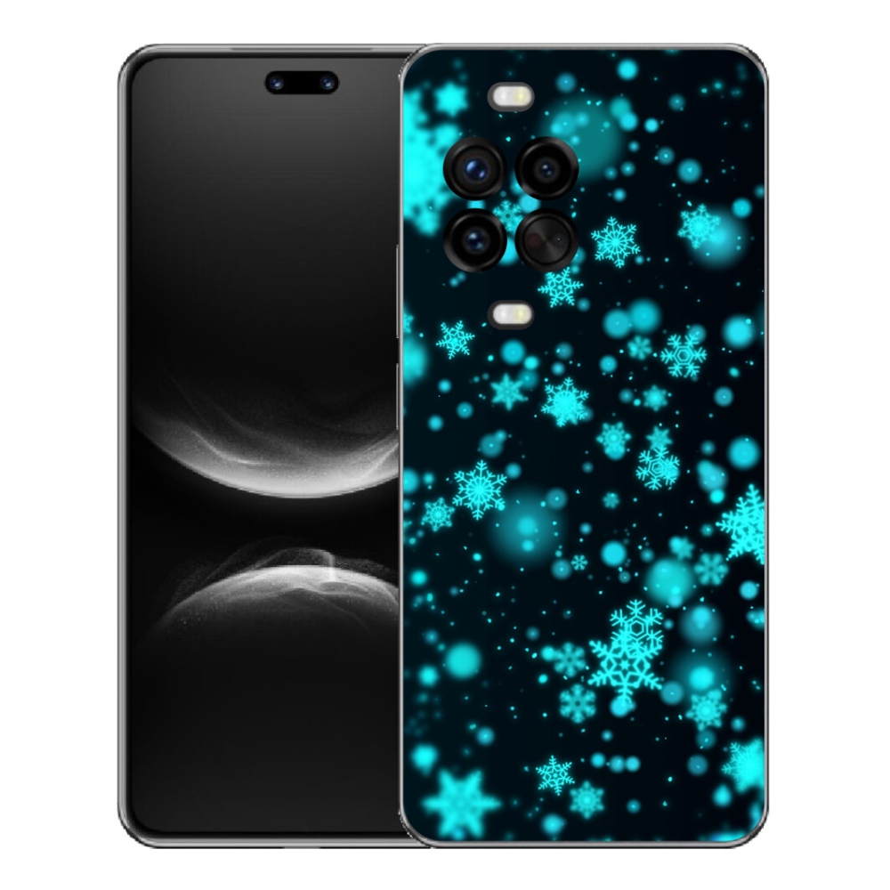 Gélový kryt mmCase na Huawei Nova 14 Pro - snehové vločky 1
