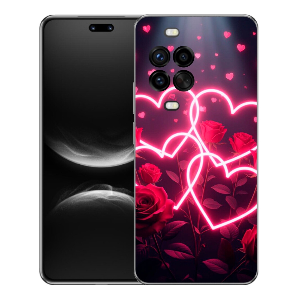Gélový kryt mmCase na Huawei Nova 14 Pro - srdce lásky