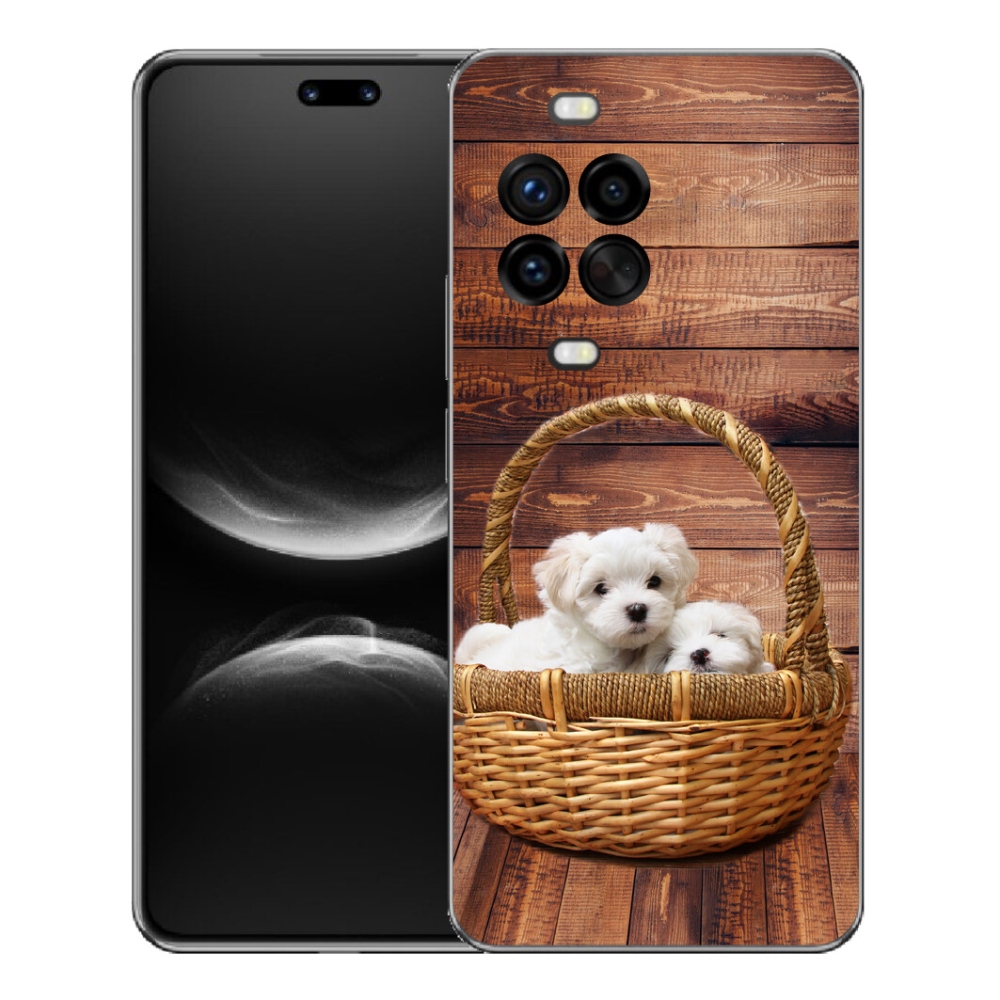 Gélový kryt mmCase na Huawei Nova 14 Pro - šteniatka