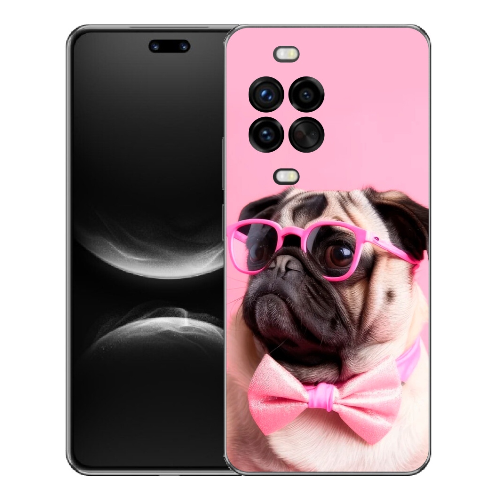 Gélový kryt mmCase na Huawei Nova 14 Pro - štýlový mops