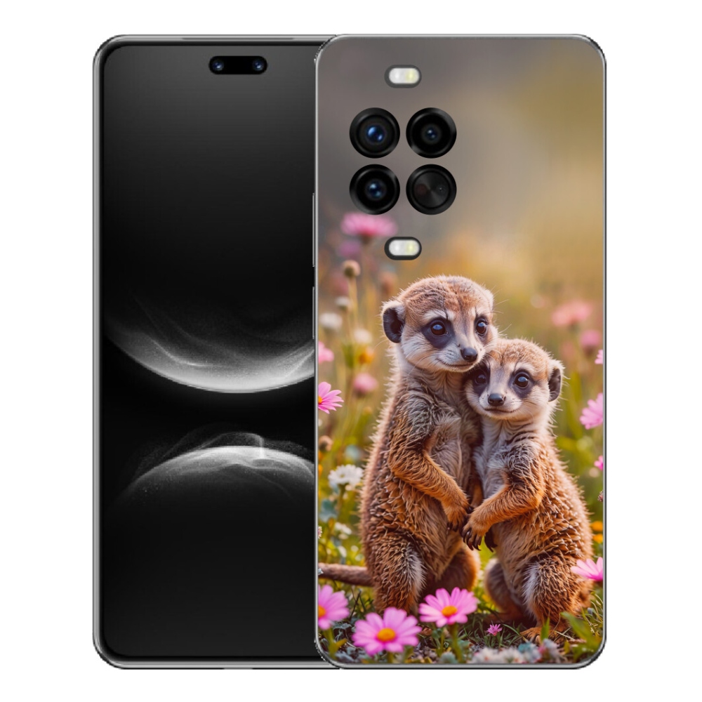 Gélový kryt mmCase na Huawei Nova 14 Pro - surikatí duo