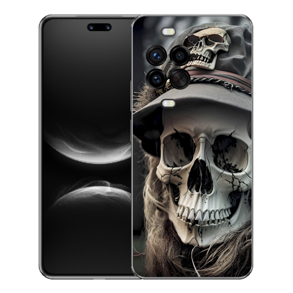 Gélový kryt mmCase na Huawei Nova 14 Pro - temná lebka