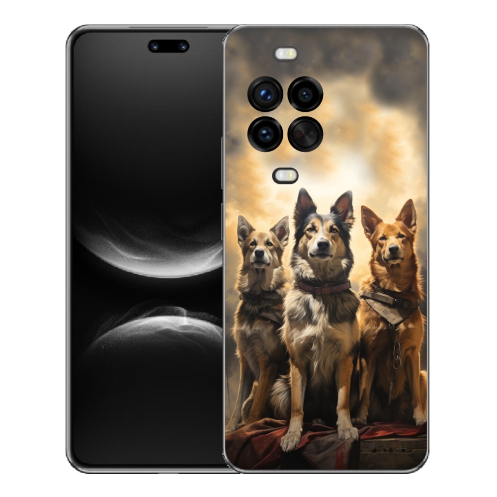 Gélový kryt mmCase na Huawei Nova 14 Pro - tri psy