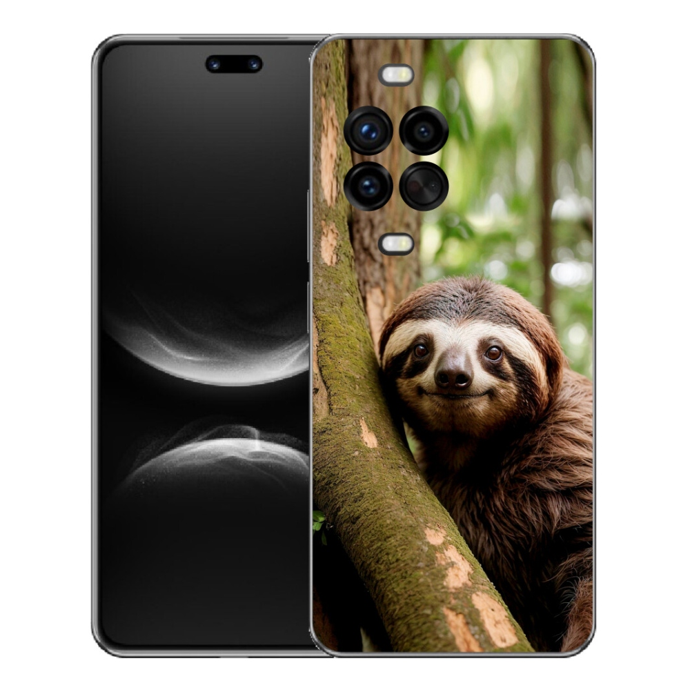 Gélový kryt mmCase na Huawei Nova 14 Pro - usmievavý leňochod