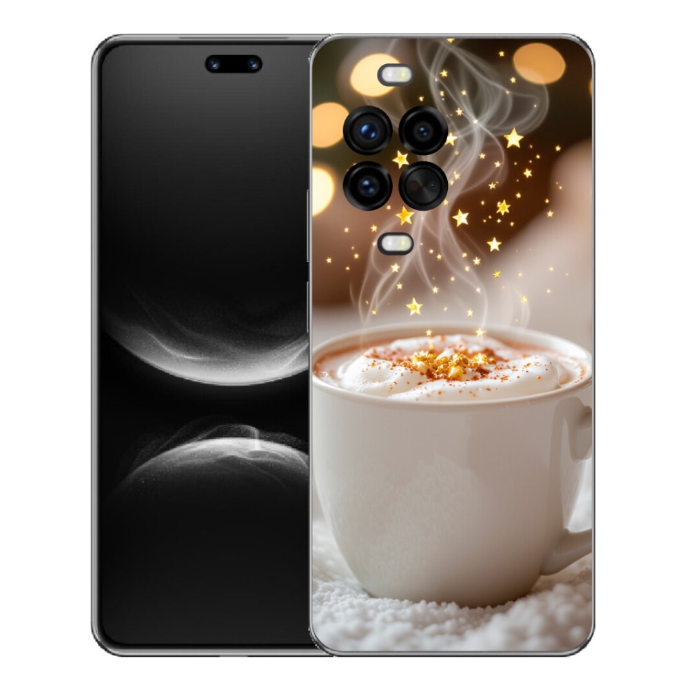 Gélový kryt mmCase na Huawei Nova 14 Pro - vianočný horúci nápoj