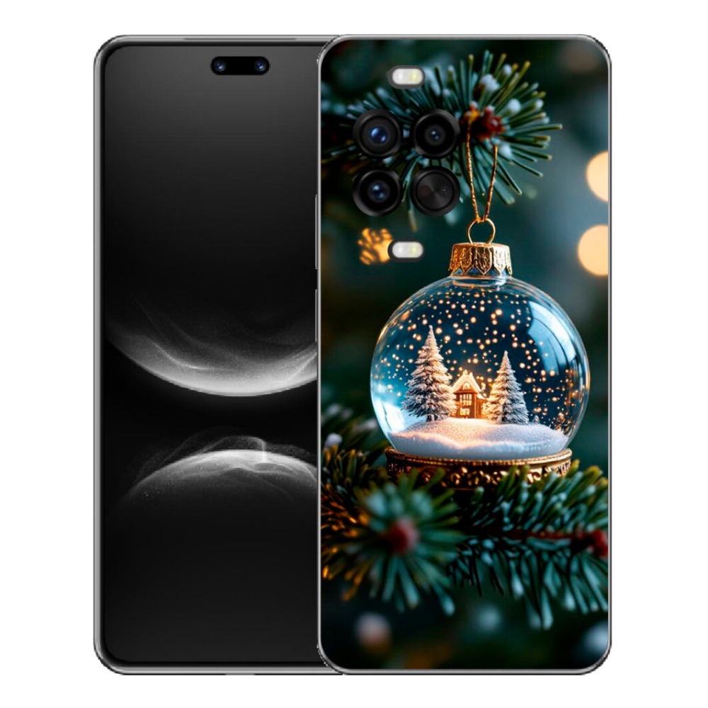 Gélový kryt mmCase na Huawei Nova 14 Pro - vianočné gule 2