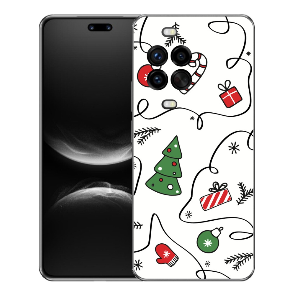 Gélový kryt mmCase na Huawei Nova 14 Pro - vianočné motívy