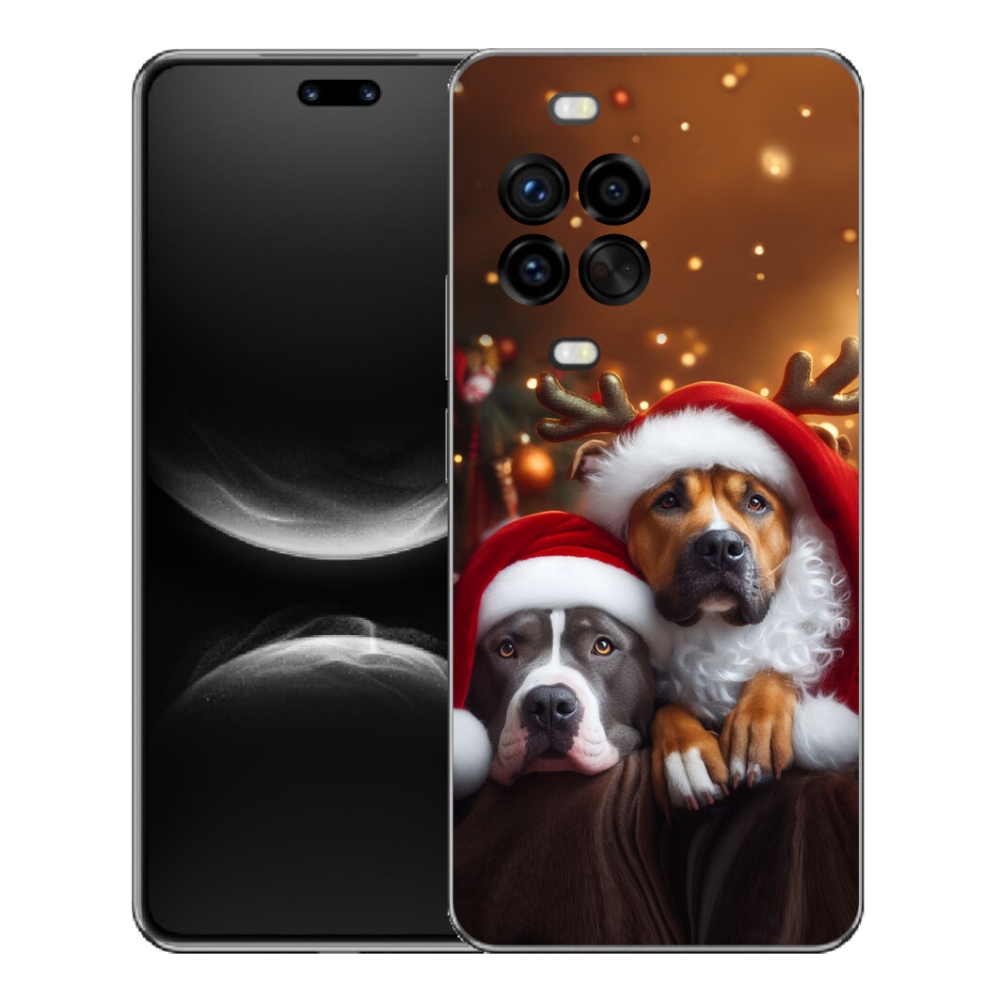 Gélový kryt mmCase na Huawei Nova 14 Pro - vianočné psy
