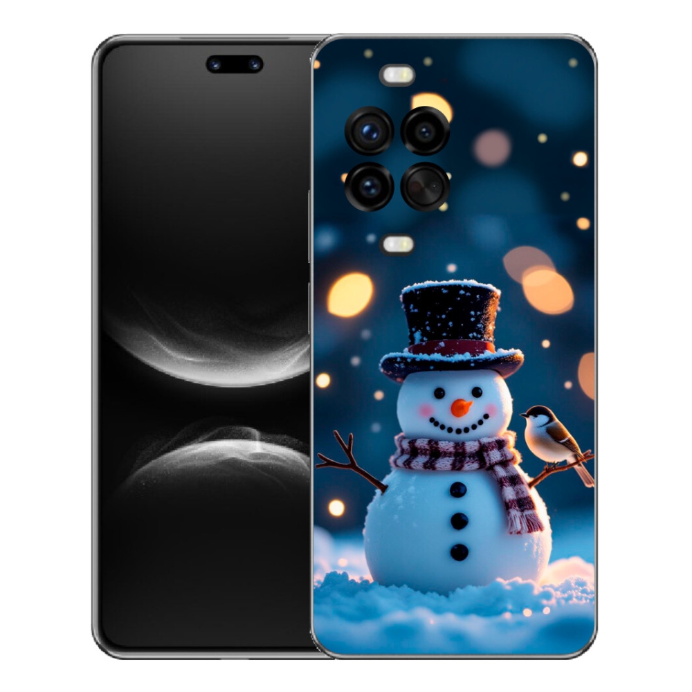 Gélový kryt mmCase na Huawei Nova 14 Pro - vianočný snehuliak