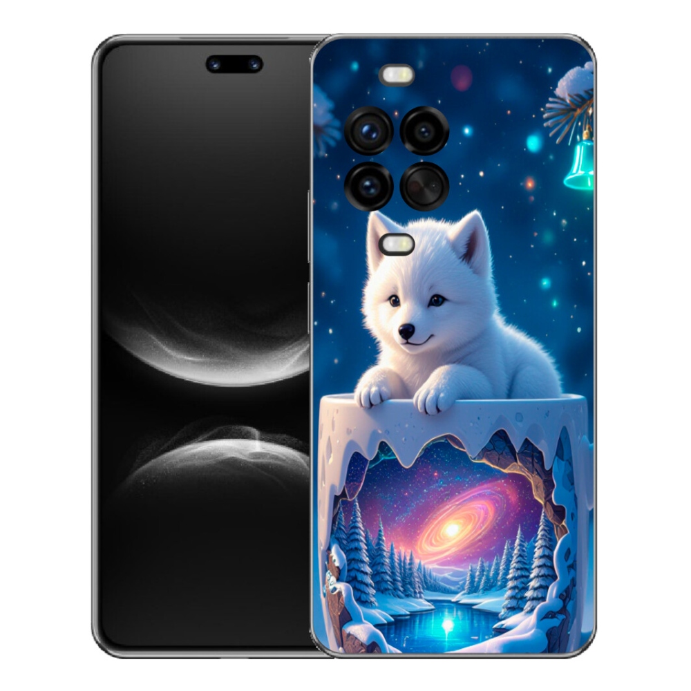 Gélový kryt mmCase na Huawei Nova 14 Pro - vianočné šteňa