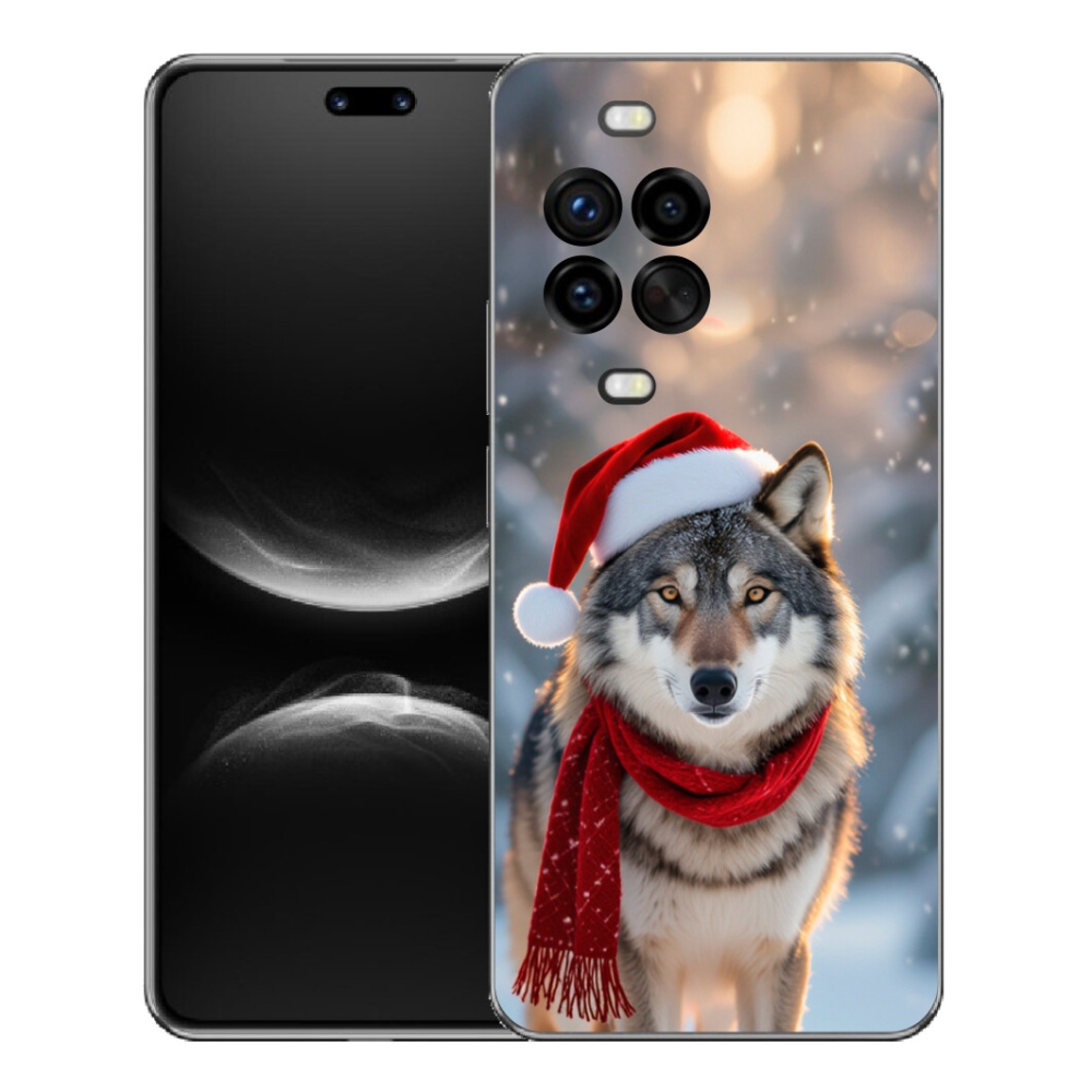 Gélový kryt mmCase na Huawei Nova 14 Pro - vianočný vlk