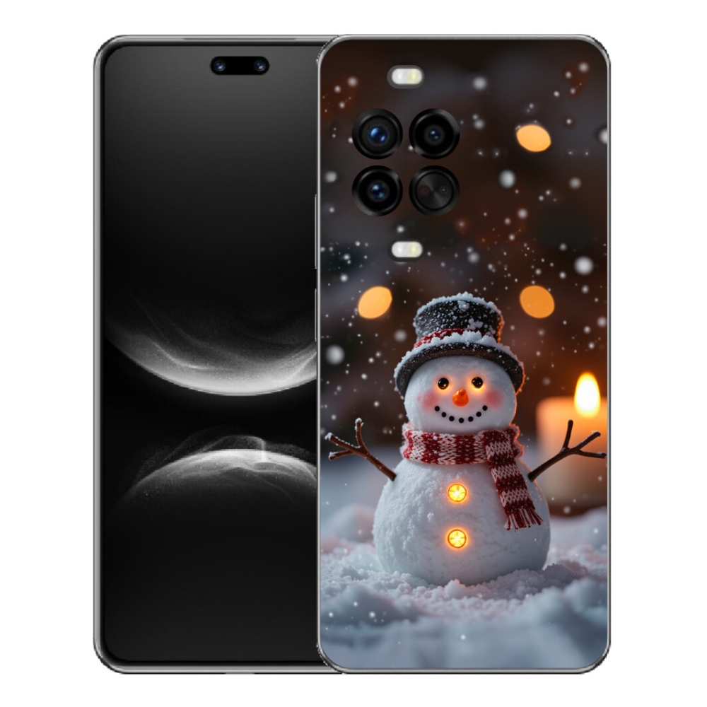 Gélový kryt mmCase na Huawei Nova 14 Pro - veselý snehuliak