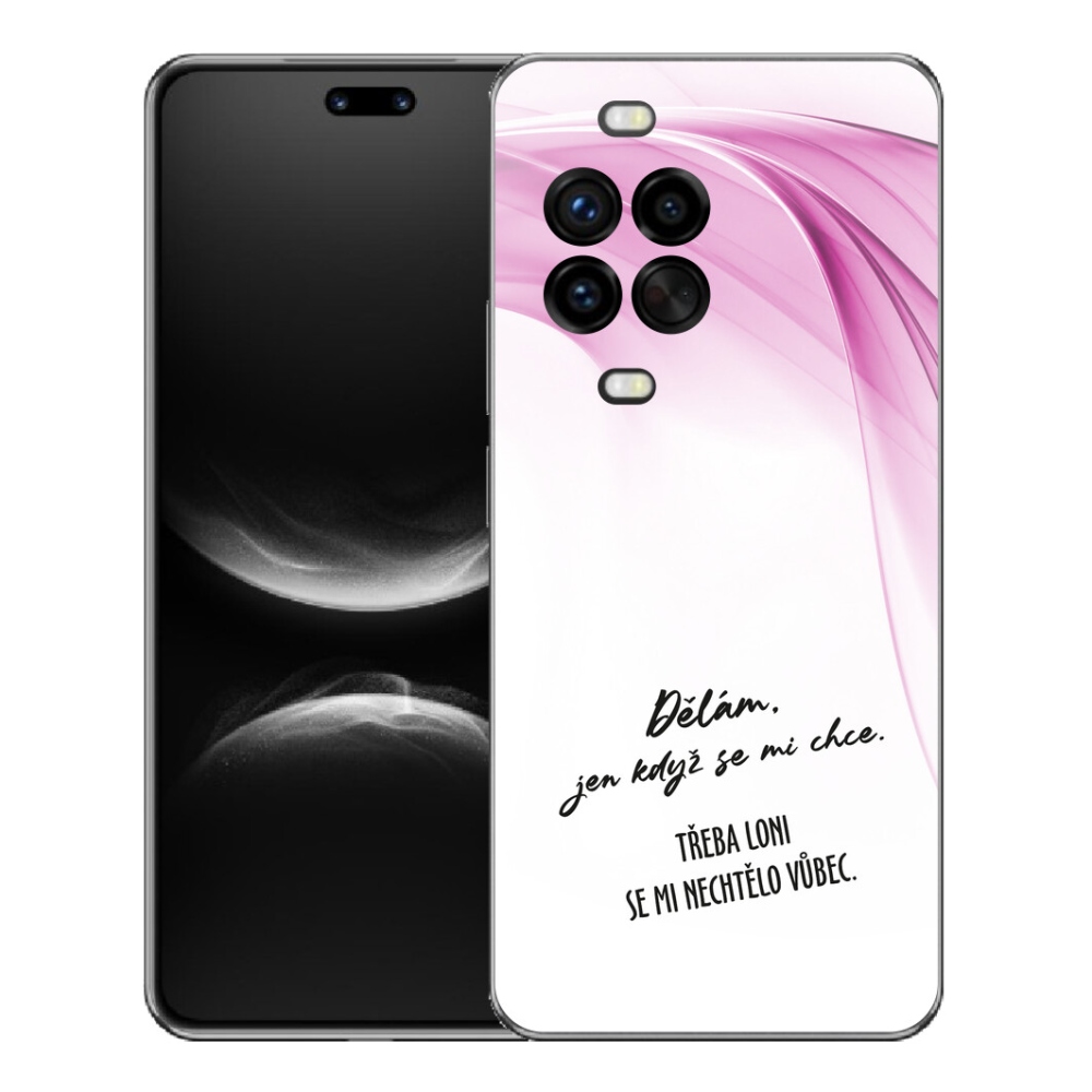 Gélový kryt mmCase na Huawei Nova 14 Pro - vtipný text 12 biele pozadie