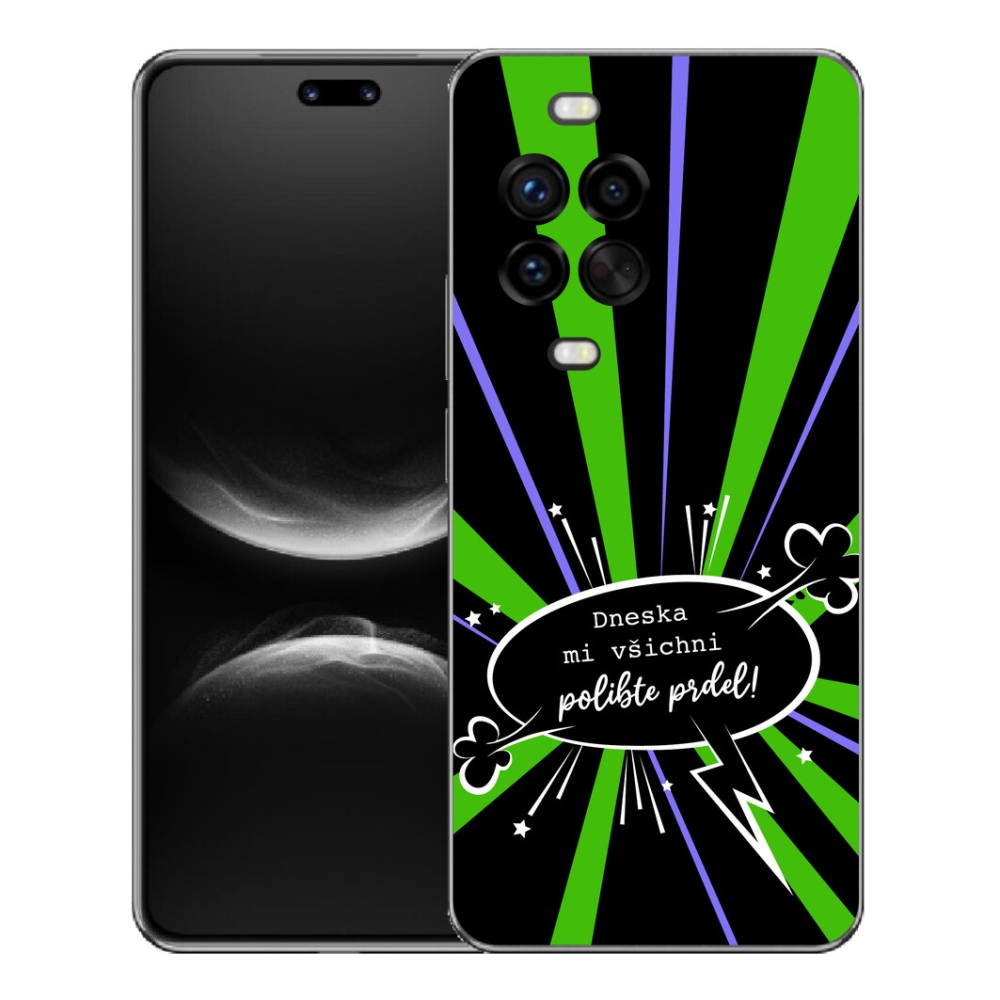 Gélový kryt mmCase na Huawei Nova 14 Pro - vtipný text 15 čierne pozadie