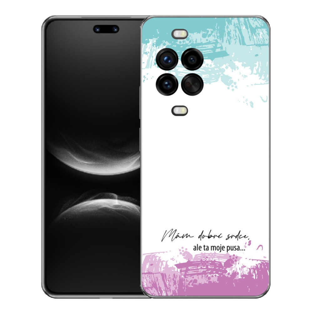 Gélový kryt mmCase na Huawei Nova 14 Pro - vtipný text 3 biele pozadie