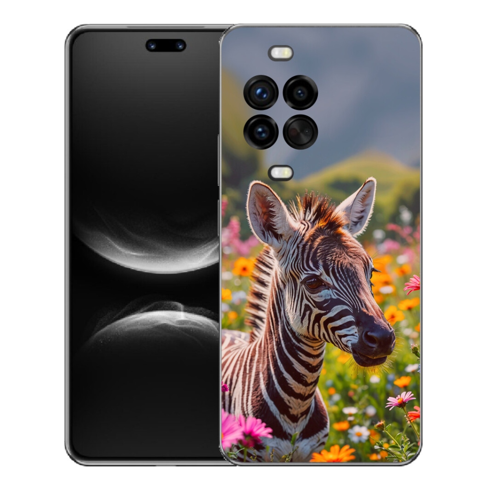 Gélový kryt mmCase na Huawei Nova 14 Pro - zebra na lúke
