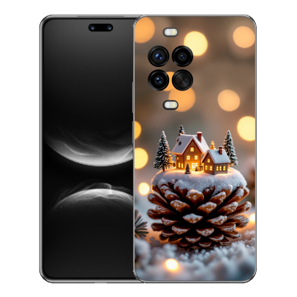 Gélový kryt mmCase na Huawei Nova 14 Pro - zimná dedinka