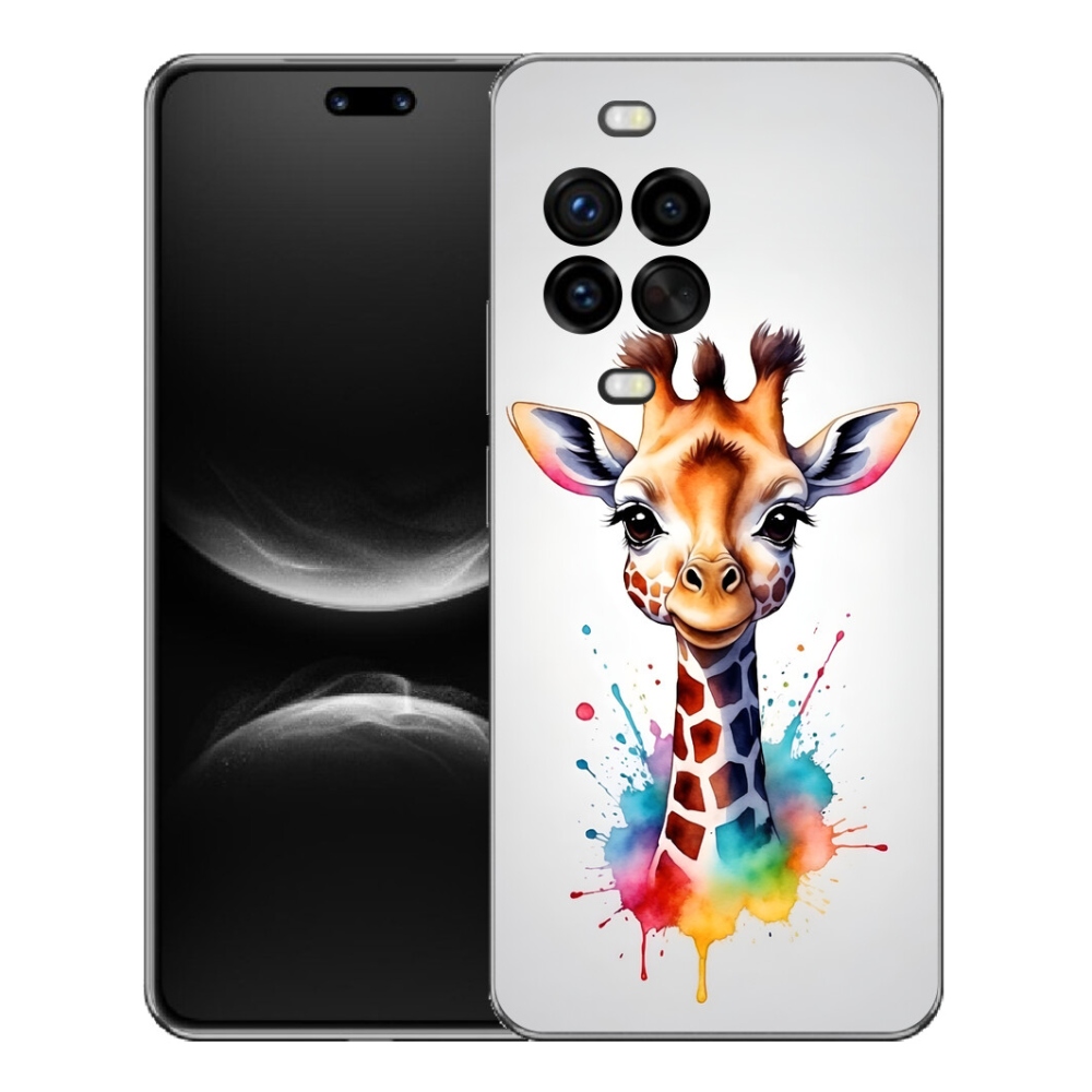 Gélový kryt mmCase na Huawei Nova 14 Pro - žirafa 1