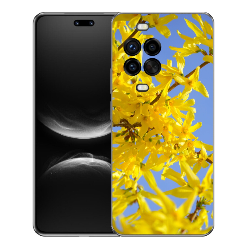 Gélový kryt mmCase na Huawei Nova 14 Pro - žlté kvety