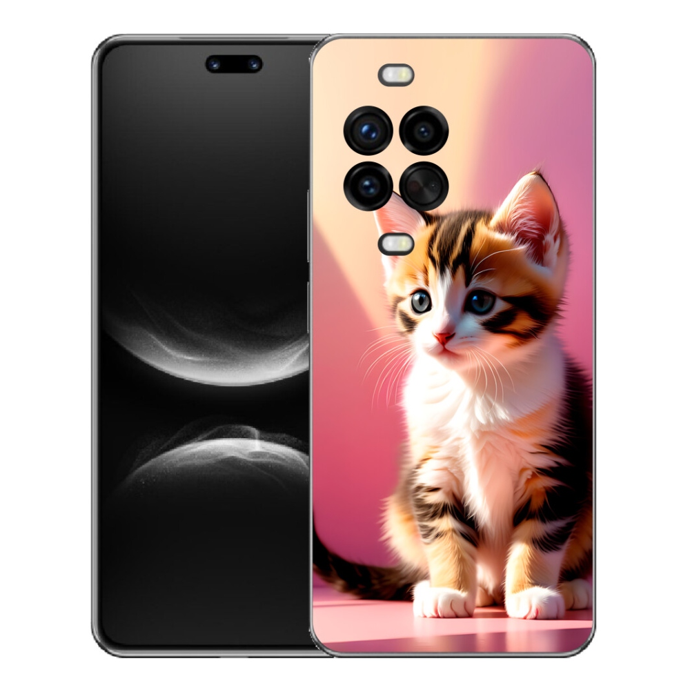 Gélový kryt mmCase na Huawei Nova 14 Pro - zvedavé mačiatko 2