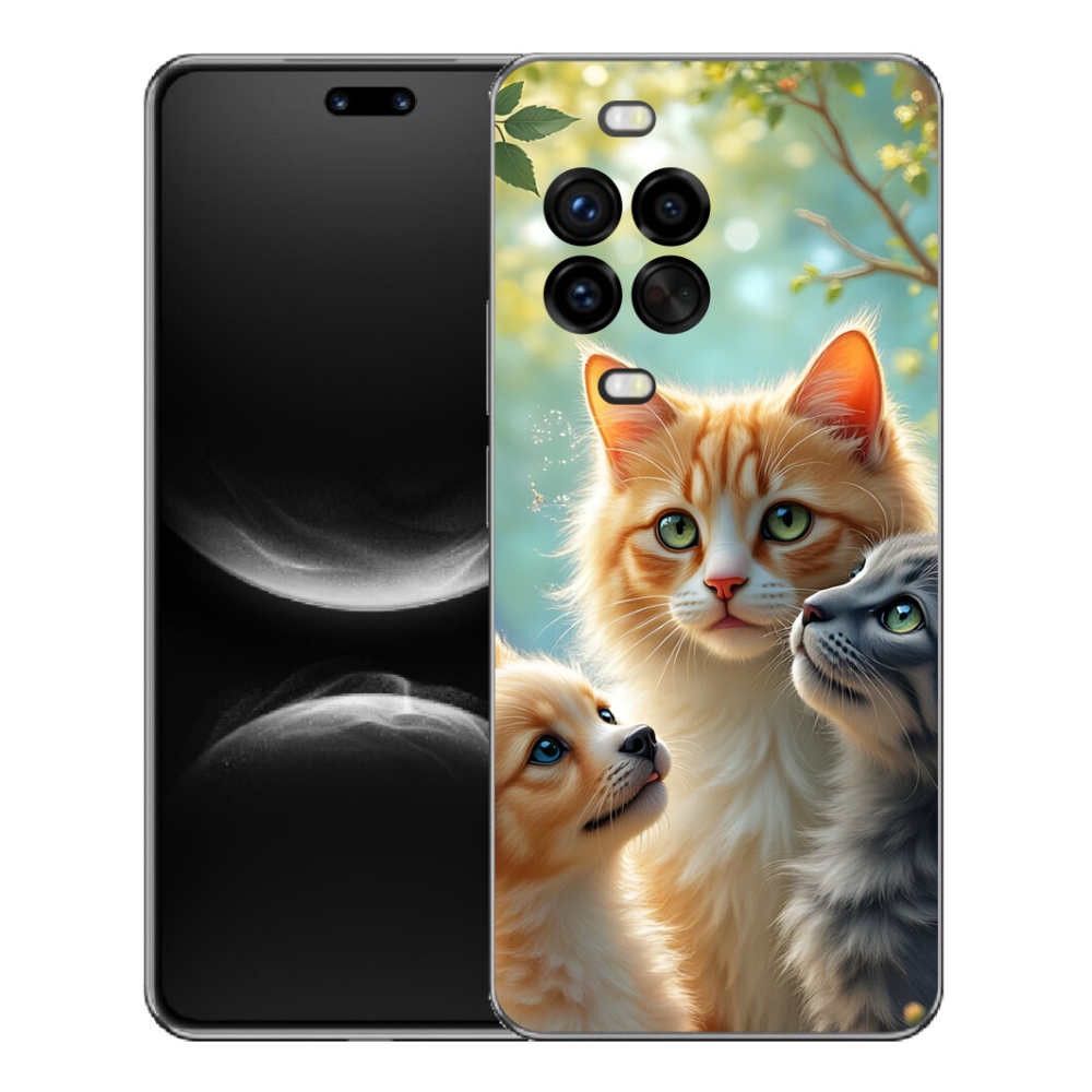 Gélový kryt mmCase na Huawei Nova 14 Pro - zvieracie priateľstvo 2