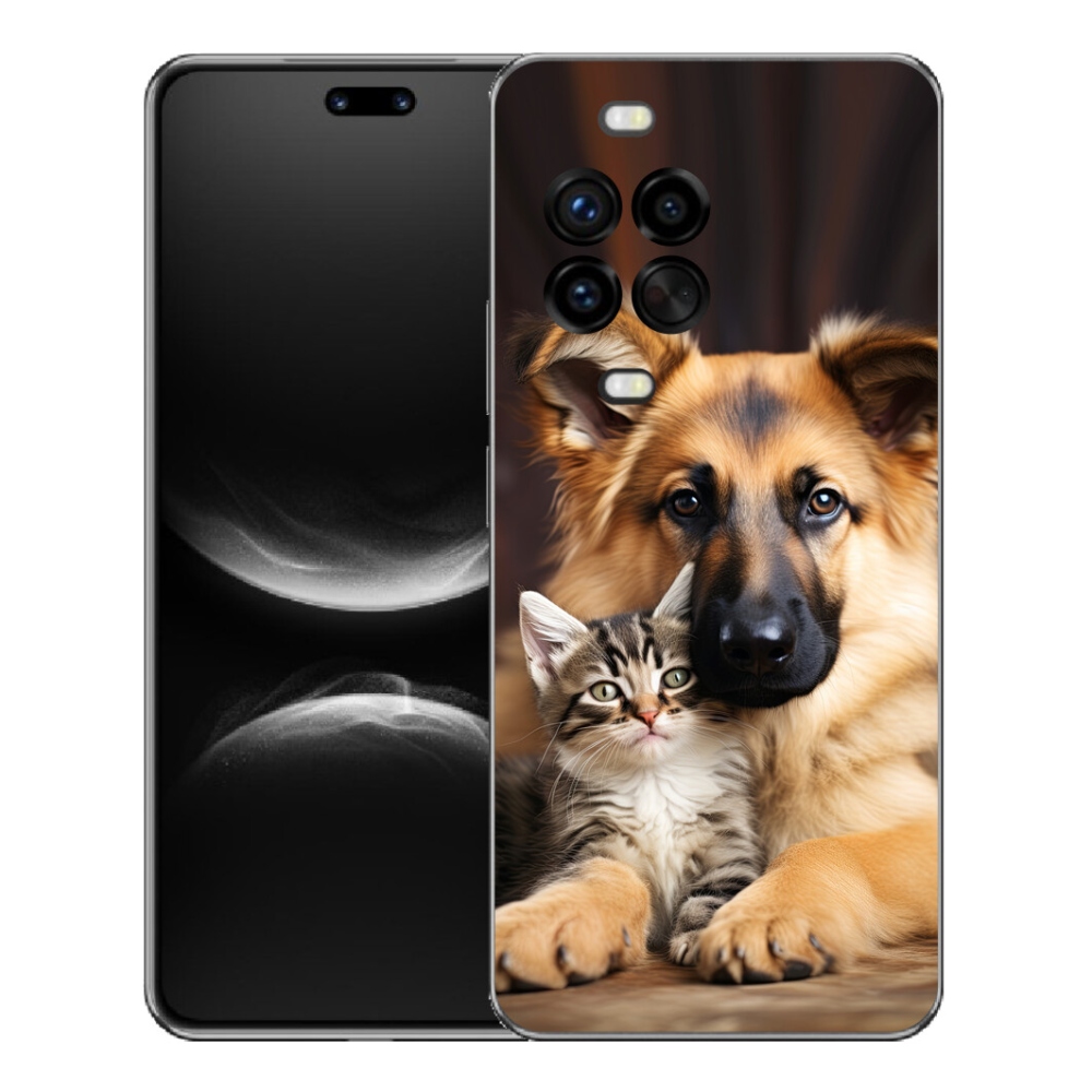 Gélový kryt mmCase na Huawei Nova 14 Pro - zvieracie priateľstvo