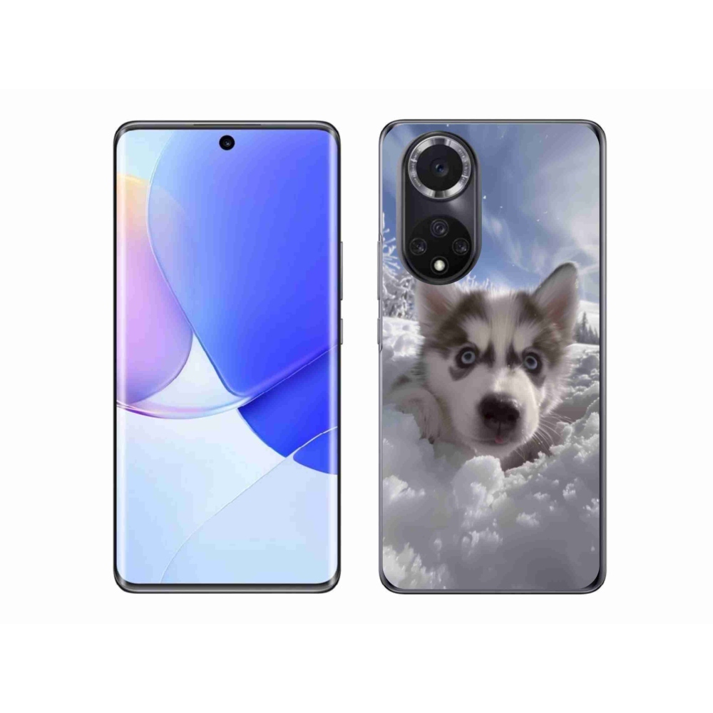 Gélový kryt mmCase na Huawei Nova 9 - husky v snehu