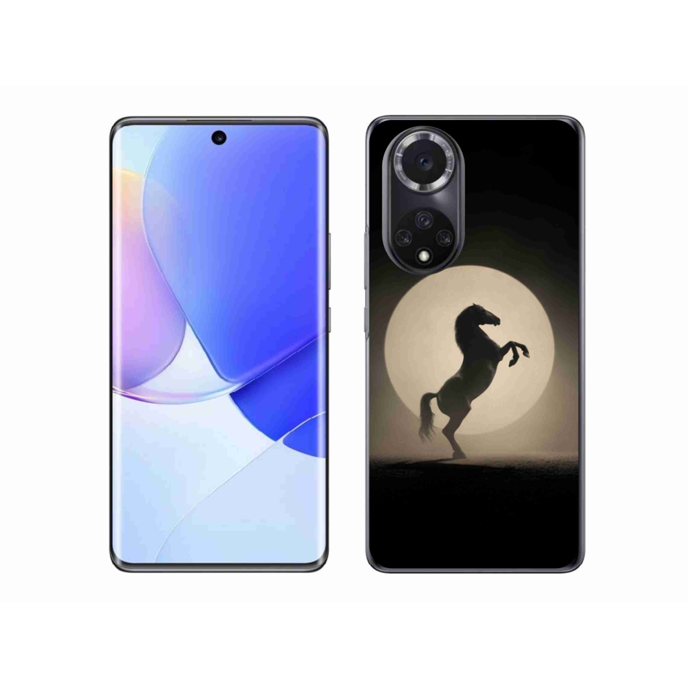 Gélový kryt mmCase na Huawei Nova 9 - kôň v siluete