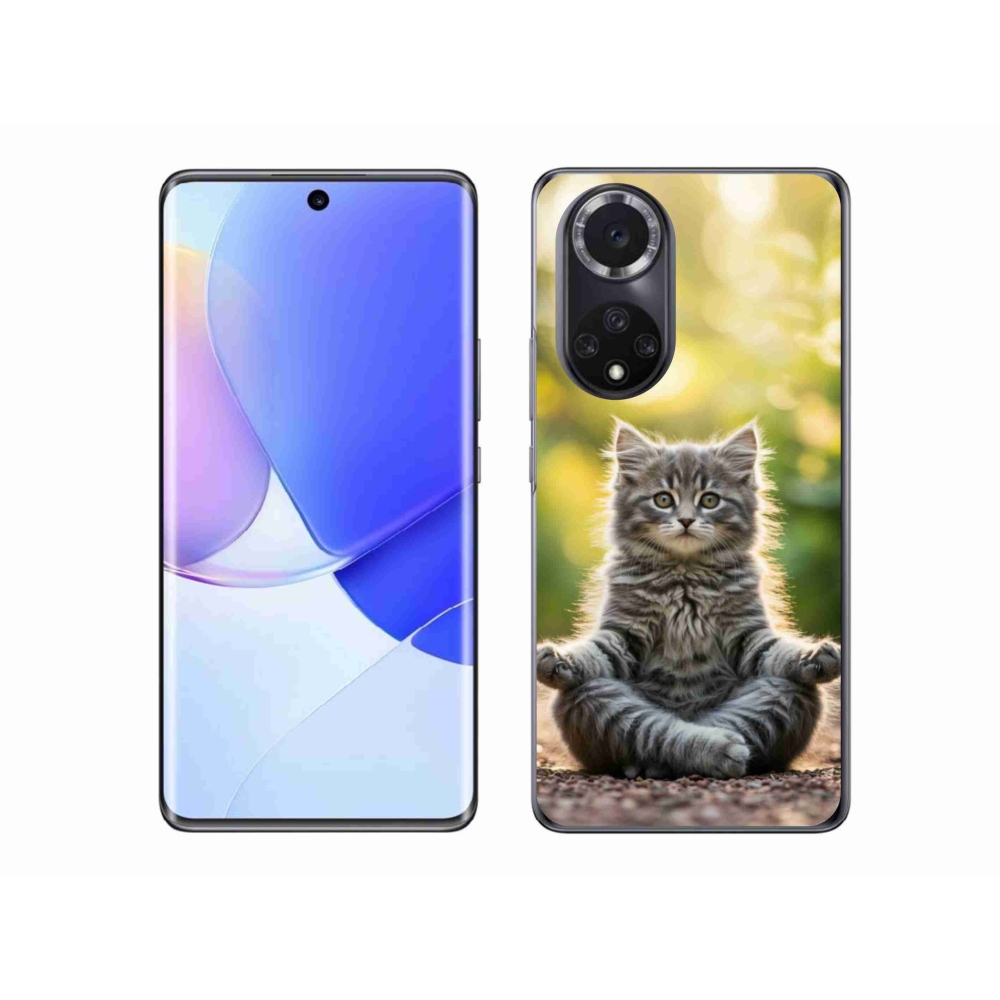 Gélový kryt mmCase na Huawei Nova 9 - meditujúce mačiatko