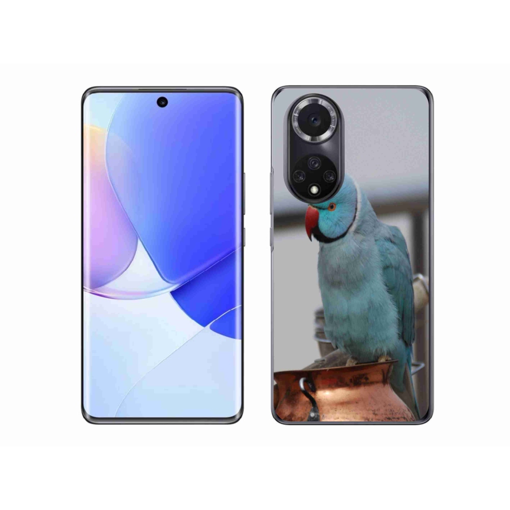 Gélový kryt mmCase na Huawei Nova 9 - papagáj Alexandr modrý