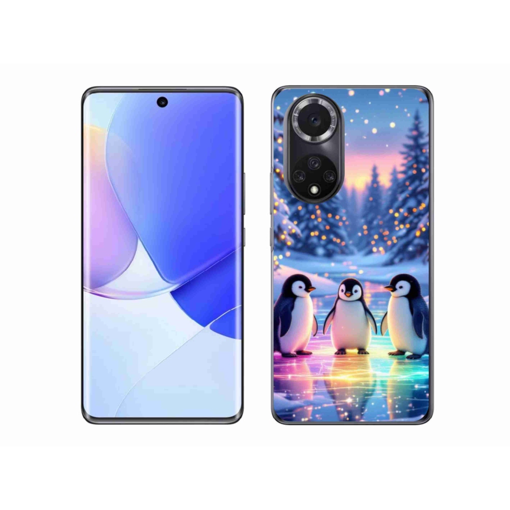 Gélový kryt mmCase na Huawei Nova 9 - tučniaky
