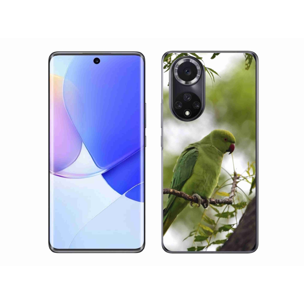 Gélový kryt mmCase na Huawei Nova 9 - zelený papagáj