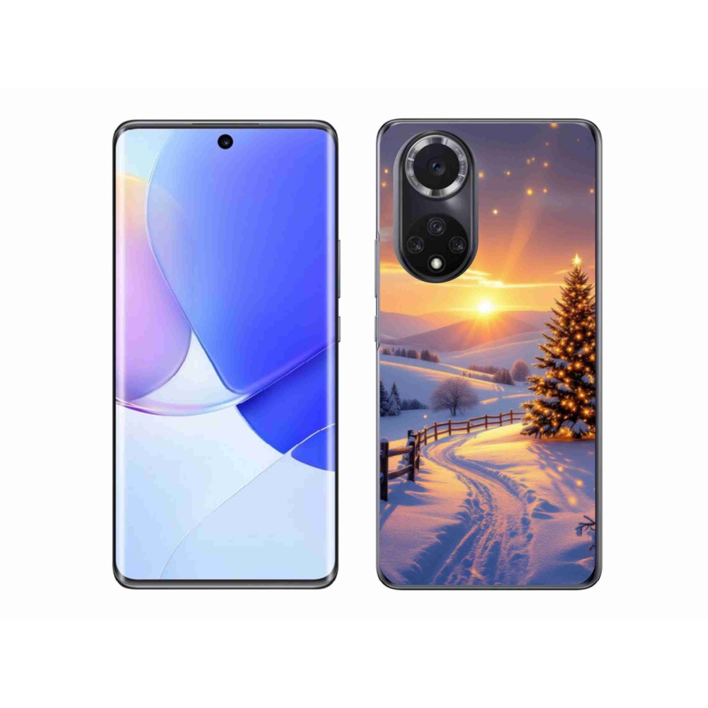 Gélový kryt mmCase na Huawei Nova 9 - zimná krajina