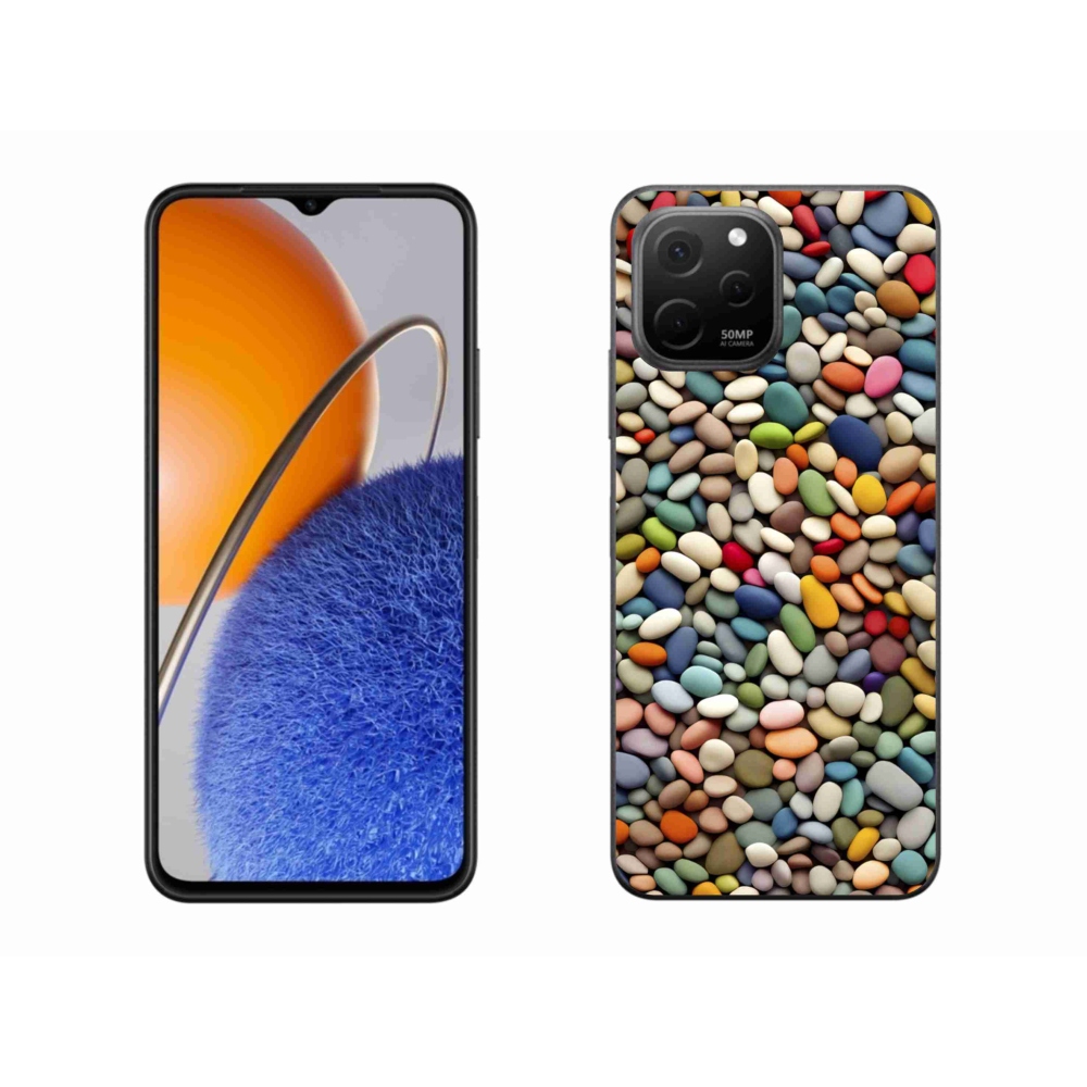 Gélový kryt mmCase na Huawei Nova Y61 - farebné kamienky 2