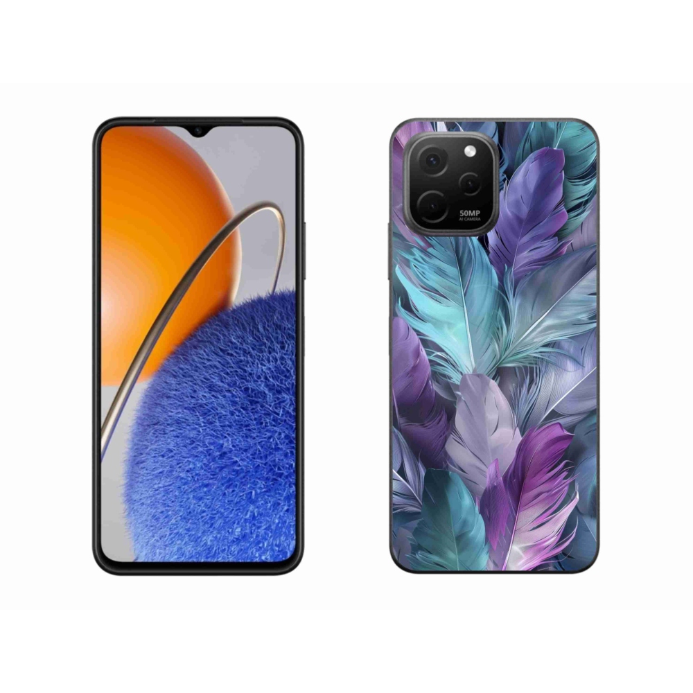 Gélový kryt mmCase na Huawei Nova Y61 - farebné perie 2