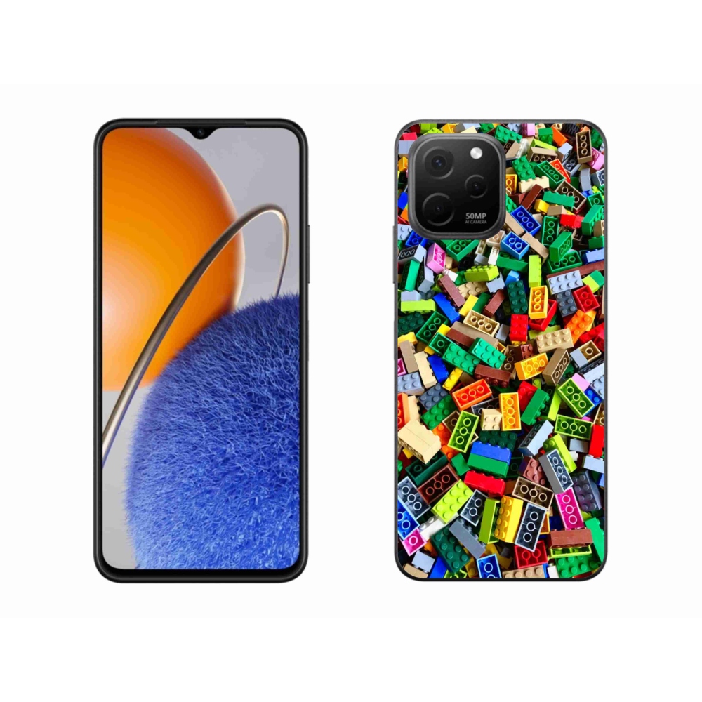 Gélový kryt mmCase na Huawei Nova Y61 - farebné stavebné kocky