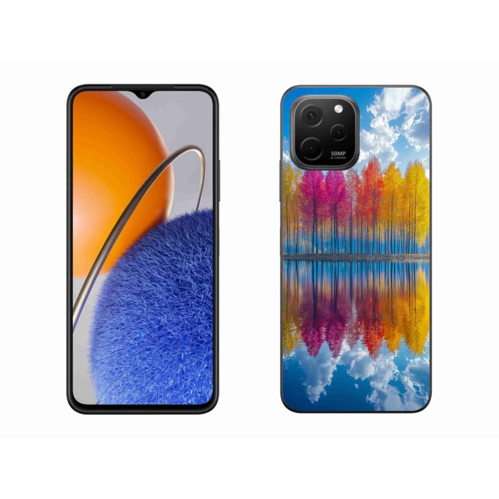 Gélový kryt mmCase na Huawei Nova Y61 - farebné stromy