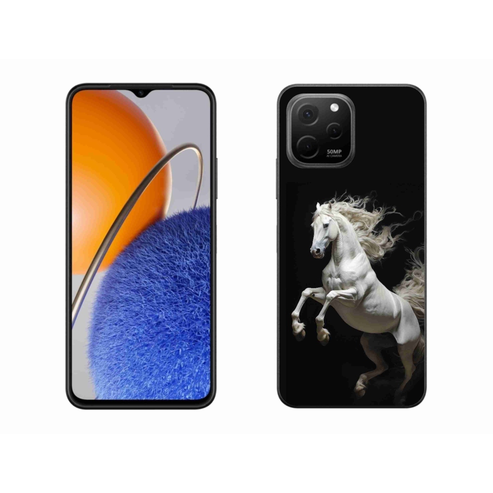 Gélový kryt mmCase na Huawei Nova Y61 - biely kôň 4