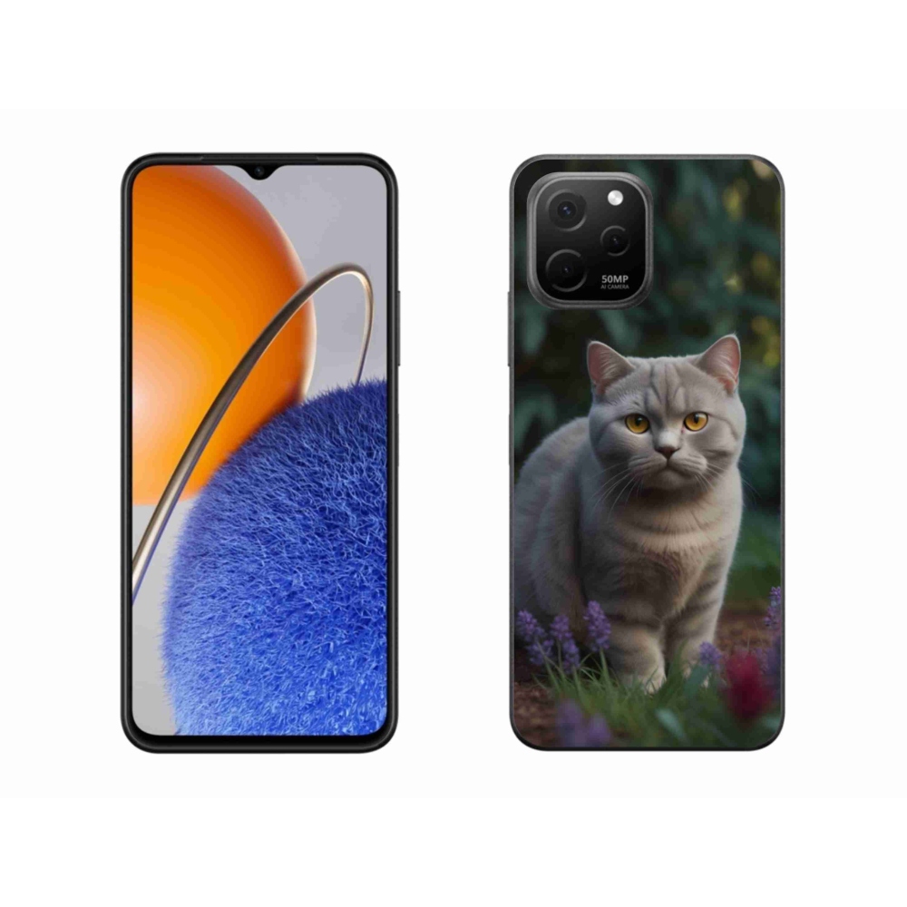 Gélový kryt mmCase na Huawei Nova Y61 - britská mačka